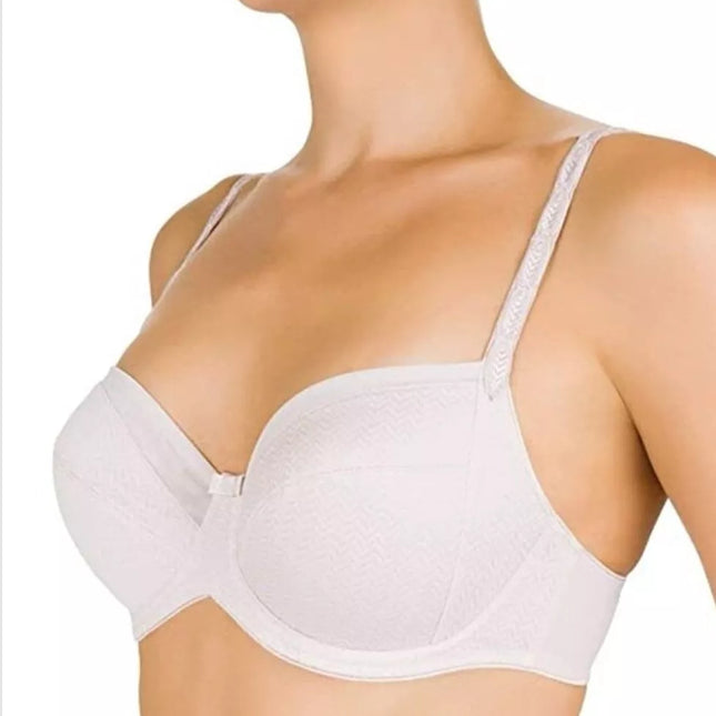 Conturelle 65E dydžio pudros spalvos klasikinė liemenėlė 0805819 Felina