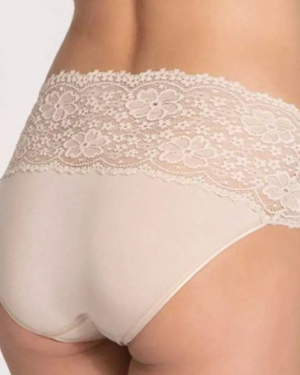 Nina Von C  38(M) 40(L) 42(XL) 44(XXL) dydžio latte spalvos neriniuotos kelnaitės 49160444
