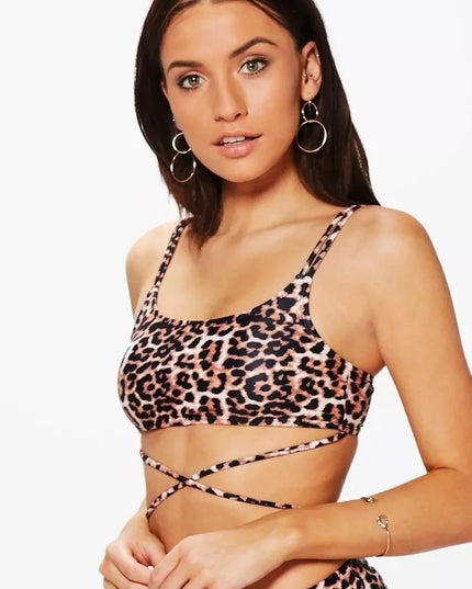 Boohoo  38(M) dydžio marga maudymuko liemenėlė Boohoo Leopard