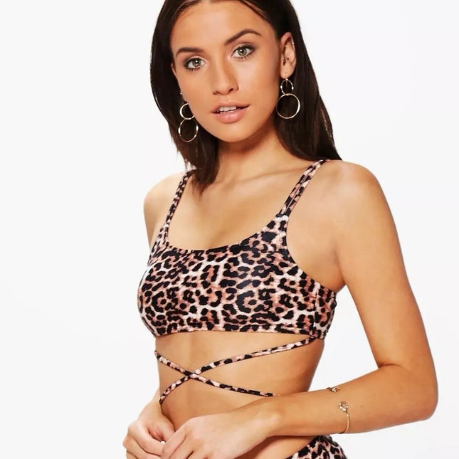 Boohoo  38(M) dydžio marga maudymuko liemenėlė Boohoo Leopard