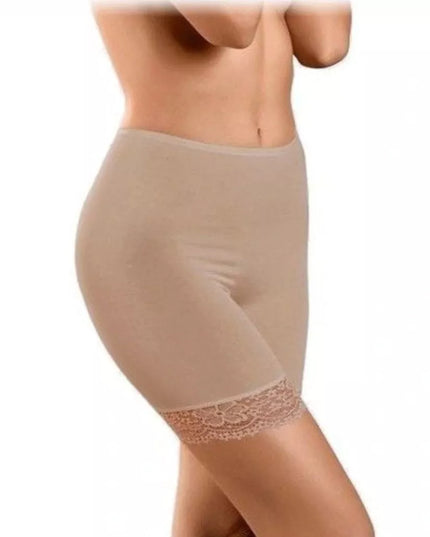 Nina von C 44(XXL)  dydžio moteriški kakavos spalvos neriniuoti šortukai 49210444