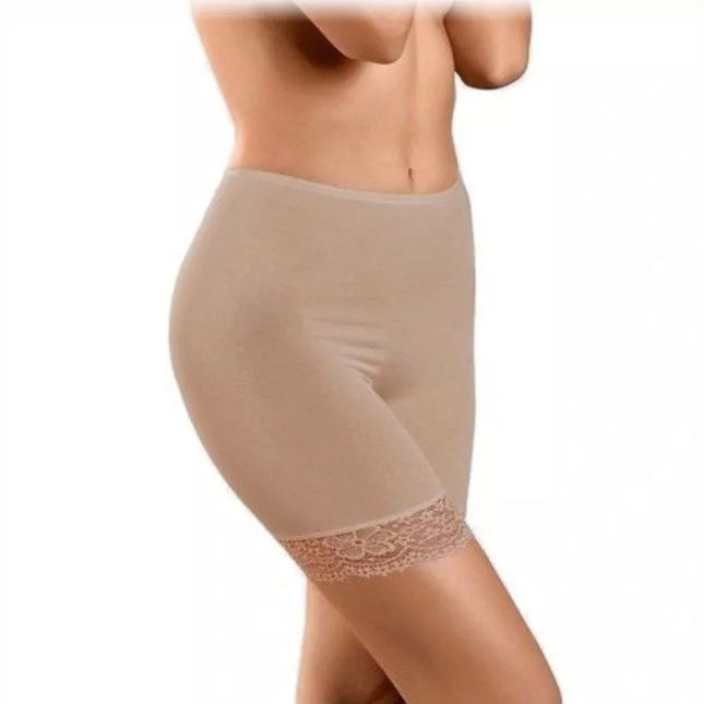 Nina von C 44(XXL)  dydžio moteriški kakavos spalvos neriniuoti šortukai 49210444