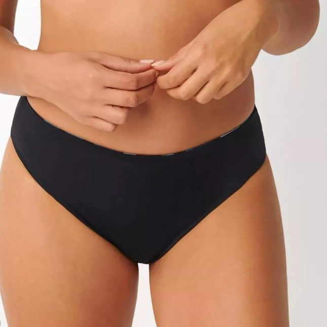 sloggi L(40) M(38) XL(42) dydžio dviejų dalių mėlynas margas maudymosi kostiumėlis shore Flower Horn P Tanga