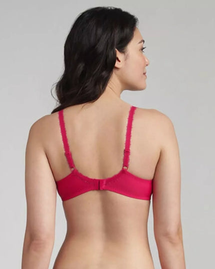 Playtex Flower Elegance 95B 75B 80D 85C 90D dydžio raudonos spalvos neriniuota liemenė P0717 Red flower