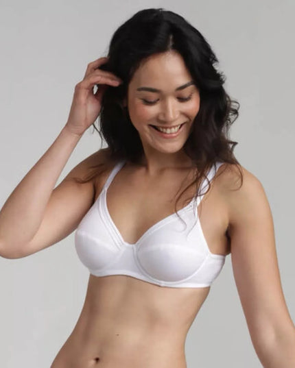 Playtex 80C 90C 85C 85B 75C 80B 90B 75B dydžio baltos spalvos medvilninė liemenė P0BXS WHITE