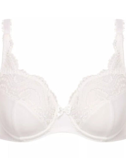Playtex Flower Elegance 80D 80C 90E 85C 90C 75B 75C 85E 95B 95D 80E 80B 95C 90D 85D 85B 75D 90B dydžio balta neriniuota liemenė P0717 White
