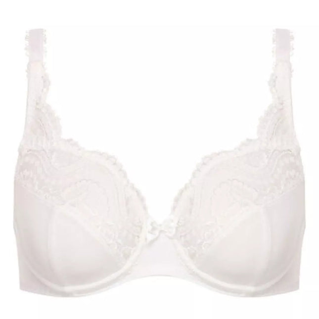 Playtex Flower Elegance 80D 80C 90E 85C 90C 75B 75C 85E 95B 95D 80E 80B 95C 90D 85D 85B 75D 90B dydžio balta neriniuota liemenė P0717 White