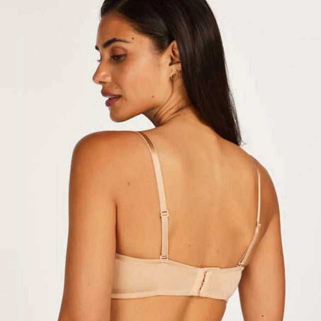 Hunkemoller 80A 80B dydžio kūno spalvos liemenėlė 107813 Tan