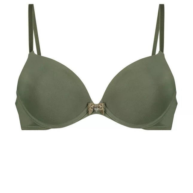 Hunkemoller 80E dydžio žalios spalvos liemenėlė 171215 Four Leaf Clower
