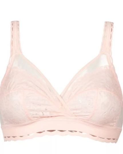 Playtex Flower Elegance 85B dydžio rožinės spalvos neriniuota liemenė P0BVS Rose