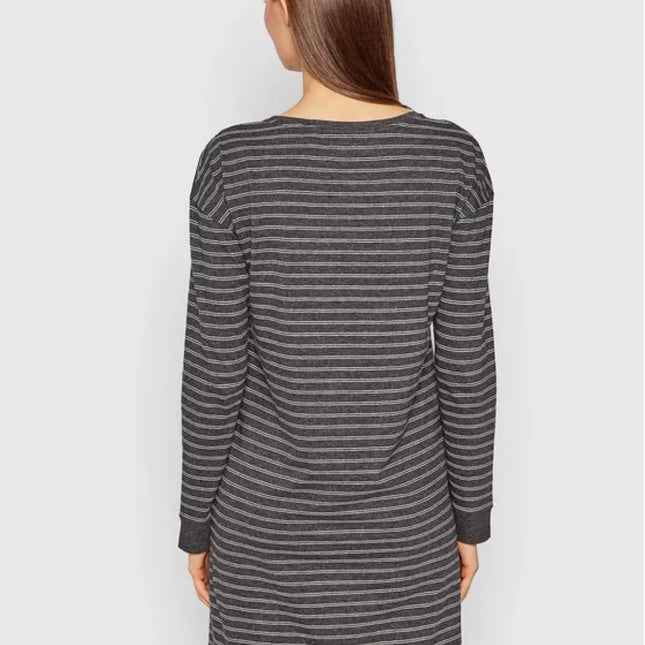 Triumph 36(S) 38(M) 40(L) 42(XL) 44(XXL) pilkos spalvos  medvilniniai naktinukai ilgomis rankovėmis Nightdresses NDK LSL 10 X