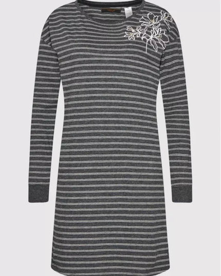 Triumph 36(S) 38(M) 40(L) 42(XL) 44(XXL) pilkos spalvos  medvilniniai naktinukai ilgomis rankovėmis Nightdresses NDK LSL 10 X