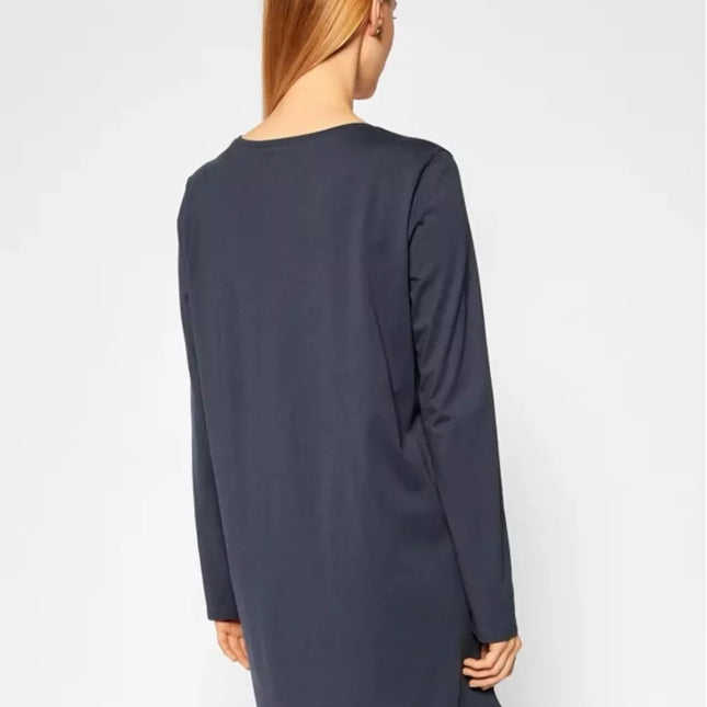 Triumph 44(XXL) dydžio melsvos spalvos  medvilniniai naktinukai ilgomis rankovėmis Nightdresses NDK 02 LSL
