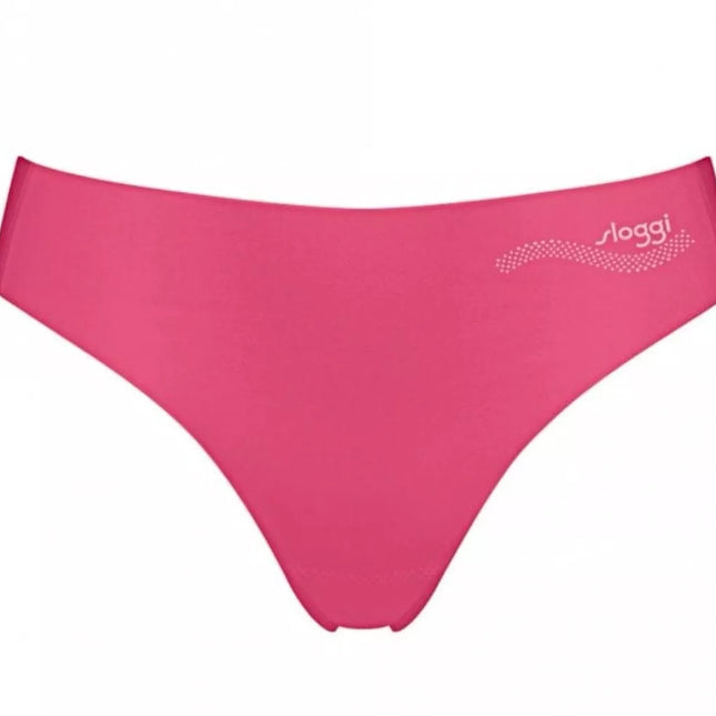 Sloggi 40(L) XS(36) dydžio rožinės spalvos  moteriškos kelnaitės Zero Feel Tanga