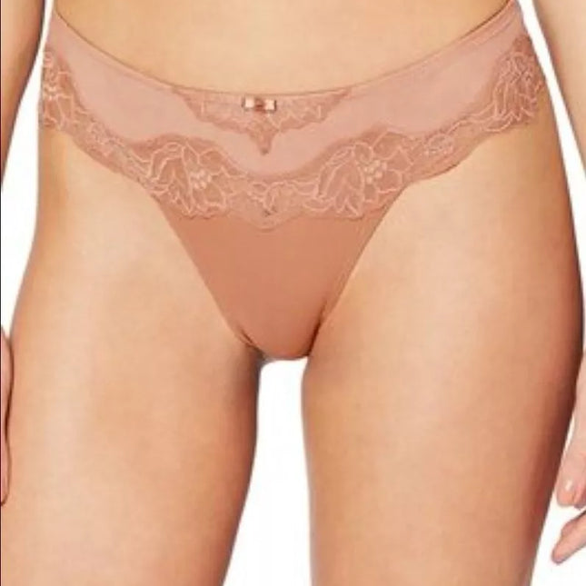 Triumph 46(XXXL) dydžio kakavos spalvos neriniuotos kelnaitės Amourette Charm Hipster String