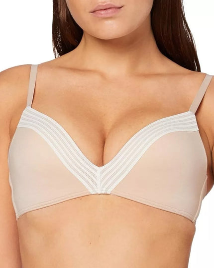 Sloggi S(36) dydžio smėlio spalvos liemenėlė  Wow Embrace PU