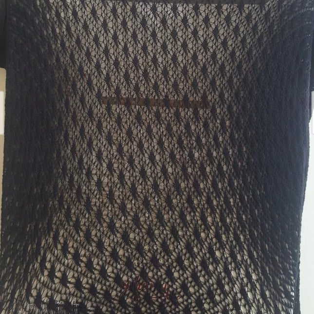 Triumph M(38) dydžio juodos spalvos pėdkelnės  su rombo raštu 19204