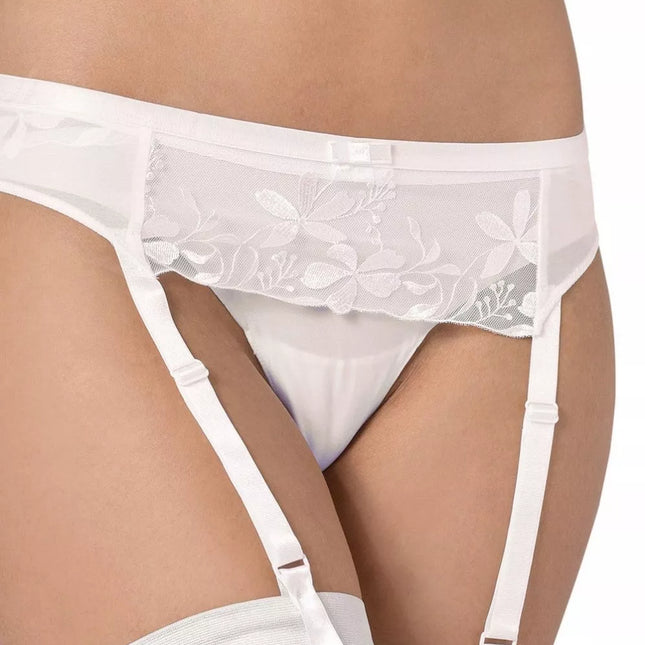 Triumph S(36) dydžio vanilės spalvos  kojinių diržas Sexy Angel Spotlight S