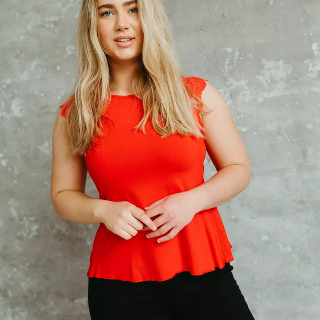 Shasha patogus POPPY moteriškas 2 dalių medvilninis naktinukų komplektas su nėriniais ir kelnėmis