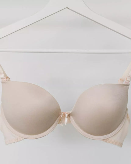 ShaSha kūno spalvos push-up liemenėlė TULIP
