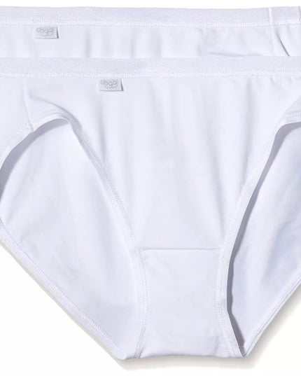 Sloggi 38 40 42 dydžio moteriškos baltos kelnaitės Feel Pure Tai C3P