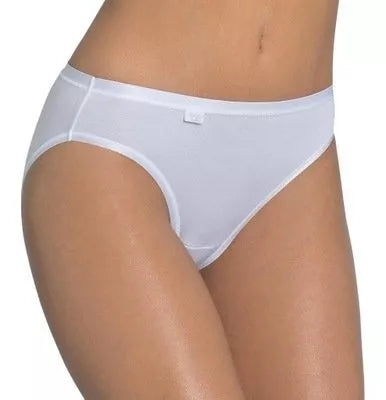 Sloggi 38 40 42 dydžio moteriškos baltos kelnaitės Feel Pure Tai C3P