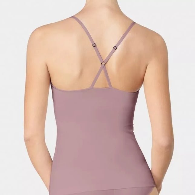 Sloggi 75C dydžio kakavos spalvos apatiniai marškinėliai su liemenėle S Serenity Bra-Shirt