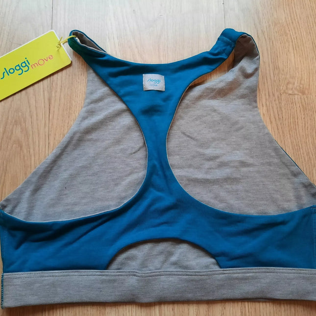 Sloggi  S(36) dydžio elektrinės spalvos sportinė liemenėlė  women mOwe Flow Top 1