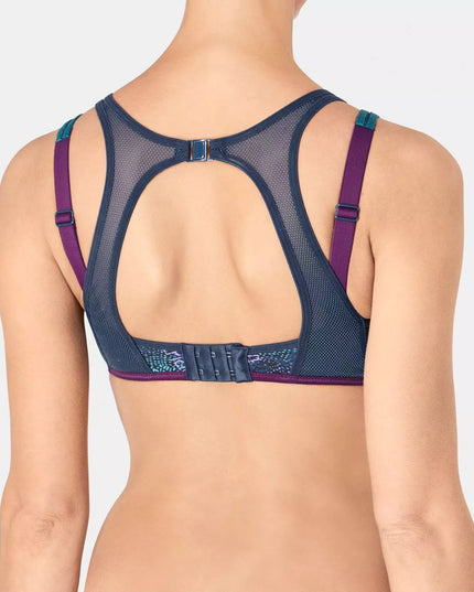 Triumph 85B žalsva violetinė  sportinė  liemenėlė Triaction Magic Motion Pro MW