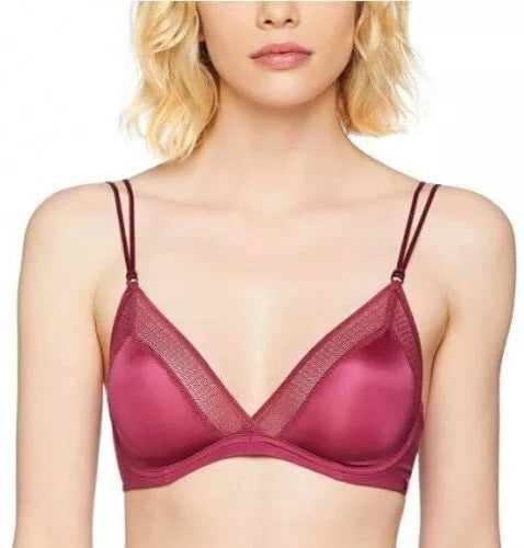 Sloggi 75B dydžio bordo spalvos liemenėlė S Silhouette W