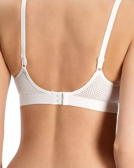 Triumph 75B dydžio baltos spalvos sportinė  liemenėlė Triaction Soft Support N