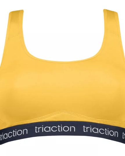Triumph S dydžio geltona sportinė  liemenėlė Triaction Sports Top N