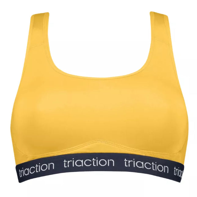 Triumph S dydžio geltona sportinė  liemenėlė Triaction Sports Top N