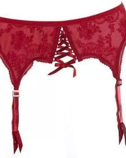 Triumph L(40) raudonos spalvos kojinių diržas Velvet passion S