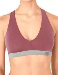 Sloggi  S šviesiai bordo sportinė liemenėlė  women mOwe Flow Top 2