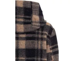 Camel Active  34(XS) dydžio rudas margas moteriškas rudeninis paltas  310050 6F32