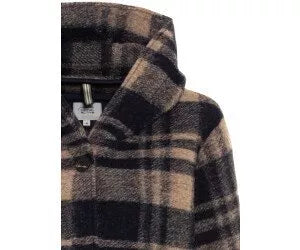 Camel Active  34(XS) dydžio rudas margas moteriškas rudeninis paltas  310050 6F32
