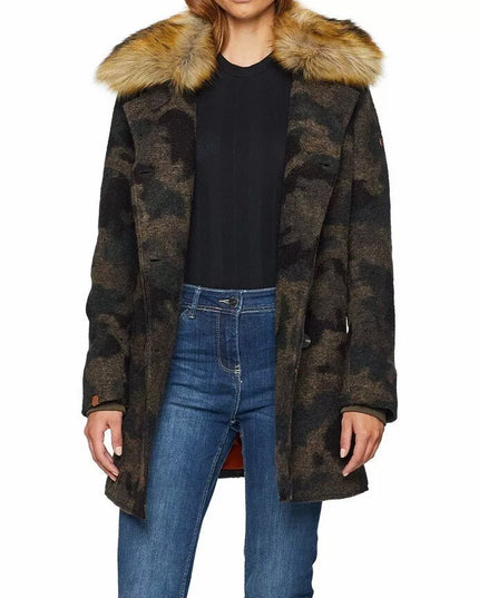 Camel Active 46(XXXL) dydžio kamufliažinis moteriškas  paltas 310780