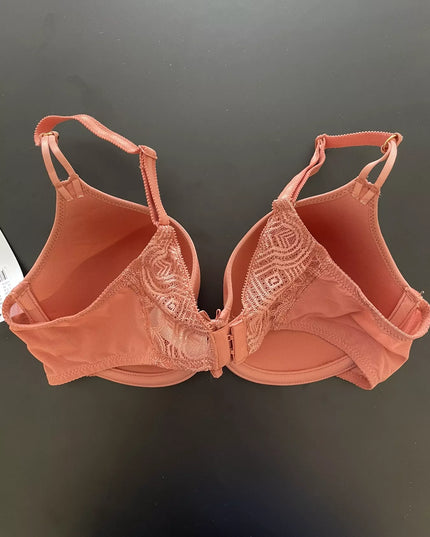 Chantelle 80C dydžio rudos spalvos push up liemenėlė C15B6