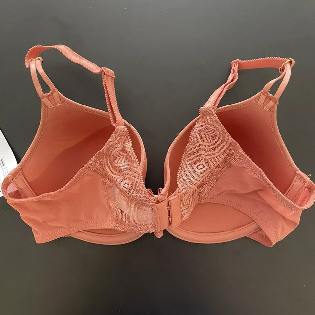 Chantelle 80C dydžio rudos spalvos push up liemenėlė C15B6