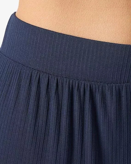 Triumph 38(M) dydžio moteriškos tamsiai mėlynos spalvos pižaminės kelnės Climate Control Cropped Trousers