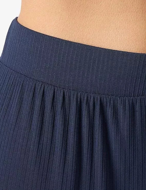 Triumph 38(M) dydžio moteriškos tamsiai mėlynos spalvos pižaminės kelnės Climate Control Cropped Trousers