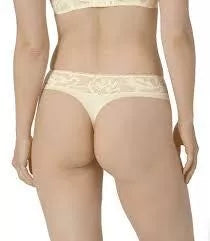 Triumph 36(S) dydžio geltonos spalvos stringai Illustrated Rose Brazilian String
