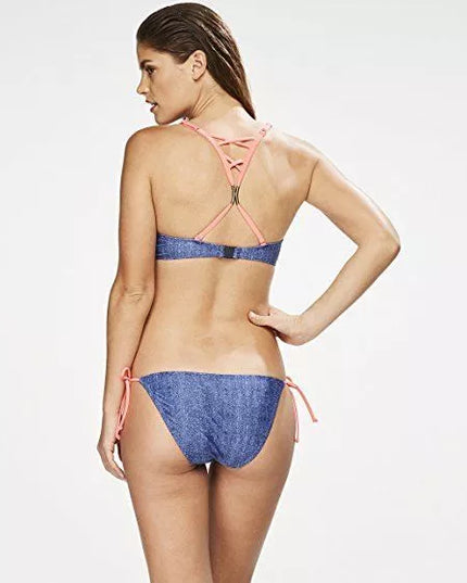 Hunkemoller džinsinis maudymosi kostiumėlis Denim pu