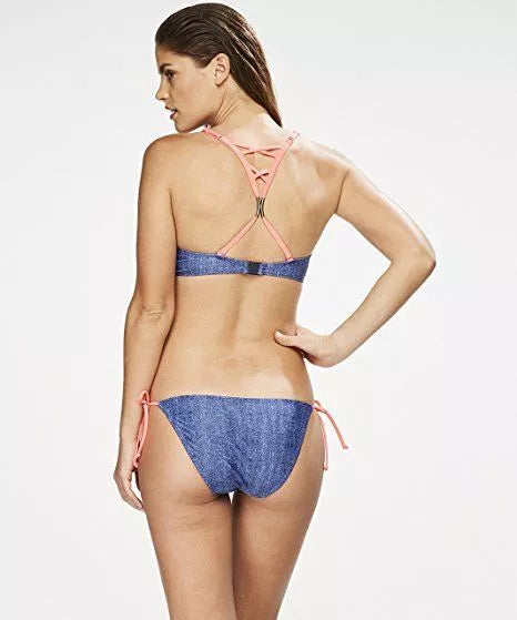 Hunkemoller džinsinis maudymosi kostiumėlis Denim pu