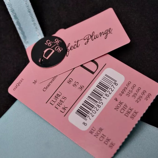 Hunkemoller  žydro spalvos liemenėlė Plunge