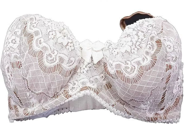 Hunkemoller baltos spalvos neriniuota liemenėlė The Flirt