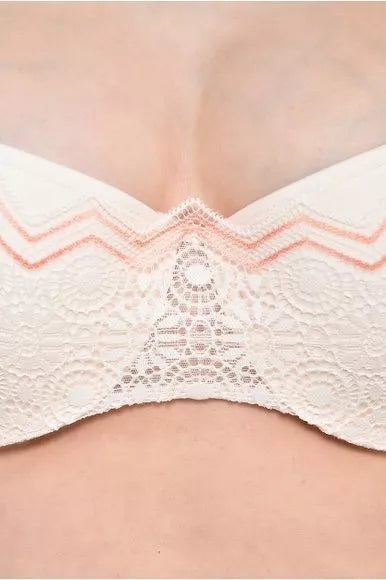 Passionata 70D 75D dydžio kreminės spalvos neriniuota liemenėlė 7692-NL