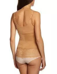 Triumph 38 trumpi rudos  spalvos koregojantis apatiniai marškinėliai Lace Sensation Shirt 02