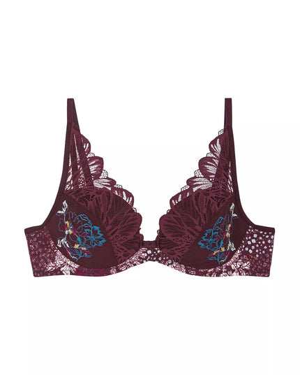 Triumph 75F bordo spalvos liemenėlė Lavish Spotlight WP